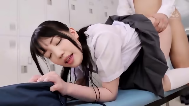 Cute Japanese Teen With Big Ass Crampie
