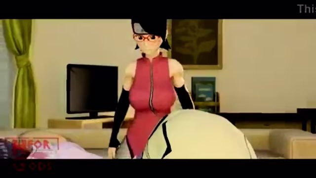 Sarada fucking Burito mum and his sister