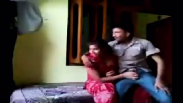 Punjabi red salwar bhabhi romance and fucked by bf