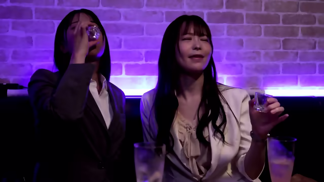 Drunken Lesbian Colleague Seduced