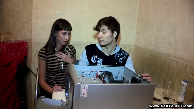 His Girlfriend's Tight Pussy Buys New PC (SYGF)