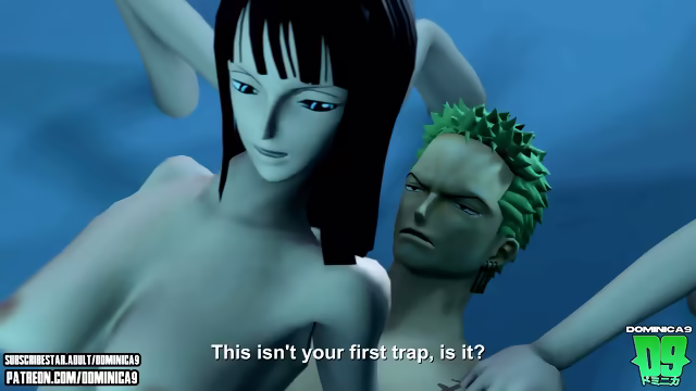 Robin Thanks Zoro by Taking his Virginity