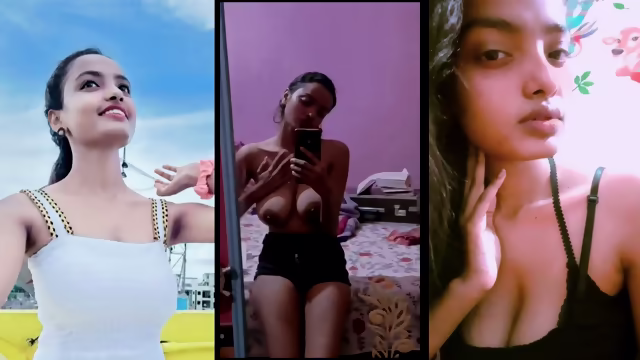 Beautiful Indian Slim Girl Fully Nude Showing Playing With Boobies