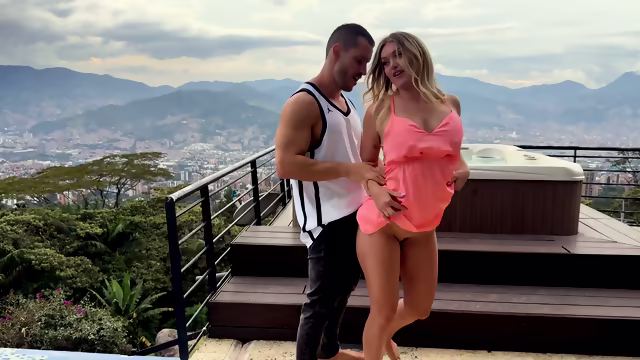Admiring A Blonde And The View