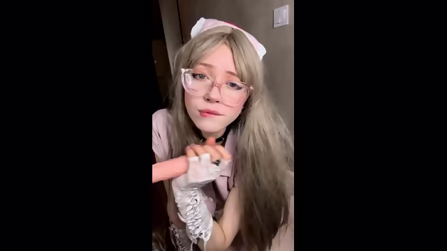 yoursm4lld0ll-sexy-blonde-nurse-gives-a-bj