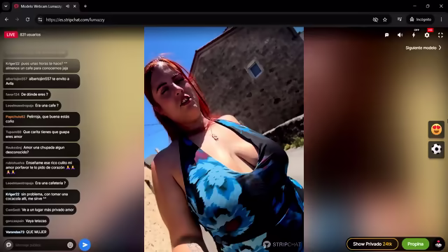 Gorda espaÃ±ola en la calle
