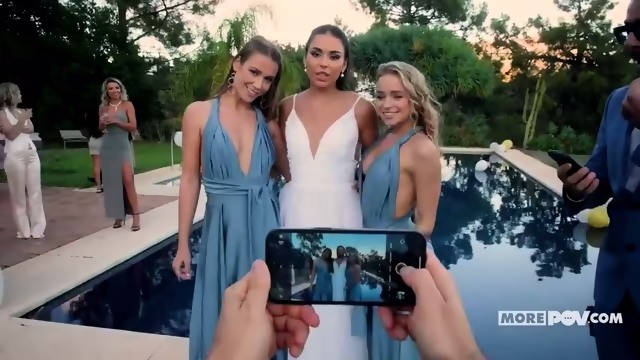 Alexa, Milan And Alexis, Fucking The Bride POV