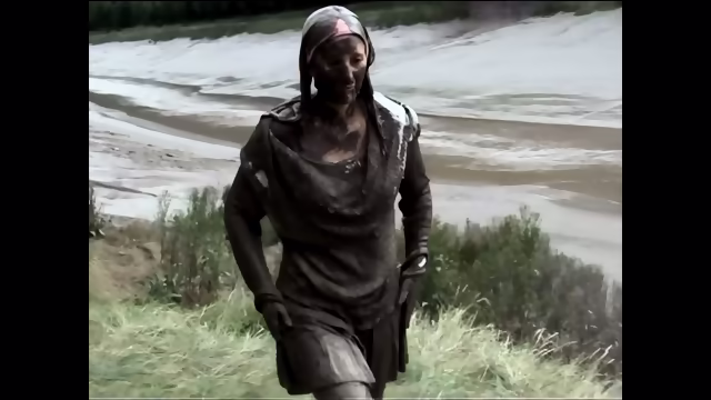 In the mud