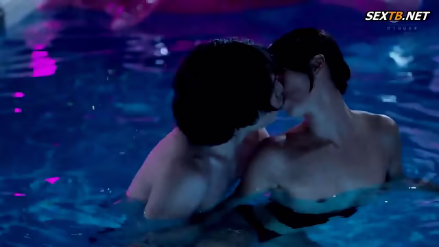 (Eng Sub) Wife Cheating with stranger at resort pool - Yuki Takeuchi