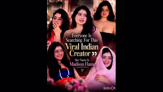 Viral Indian Creator Madison Flame