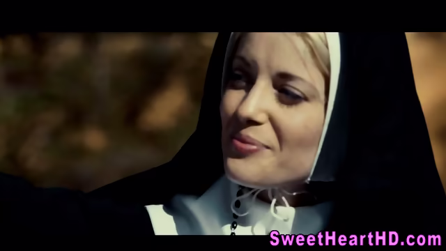 Pretty nun fingers lez
