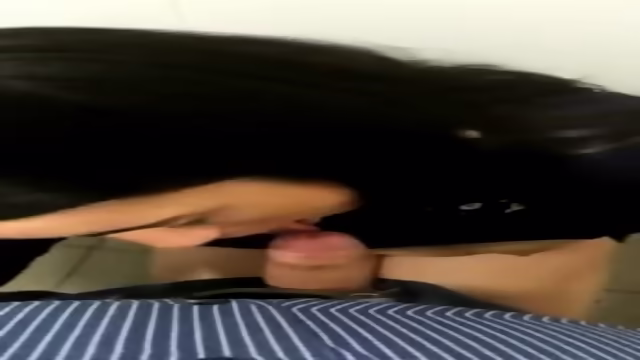 Old man fucking his cute sexy secretary in office washroom