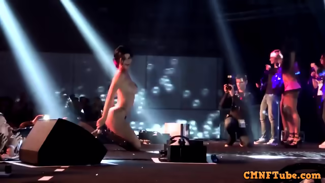 Nude stage program show