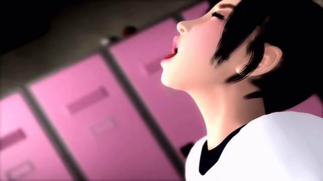 Busty brunette anime huge boobs with 1 guys