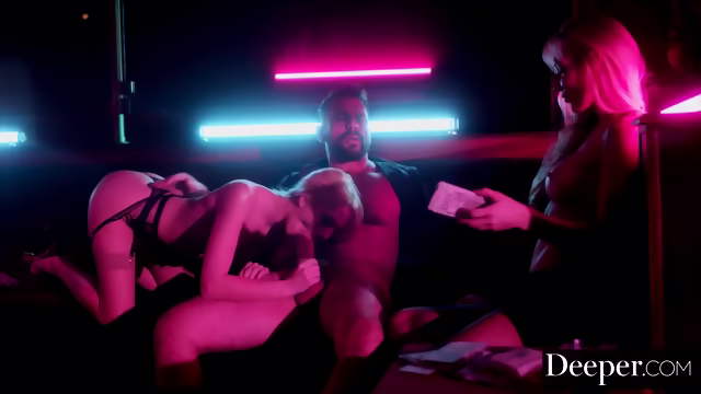 Deeper. Kayden And Kenna Fuck VIP In Strip Club Booth