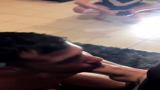Beer Can Cock Down His Throat