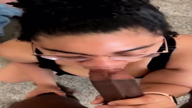 Lil slut broke quarantine to come suck some BBC