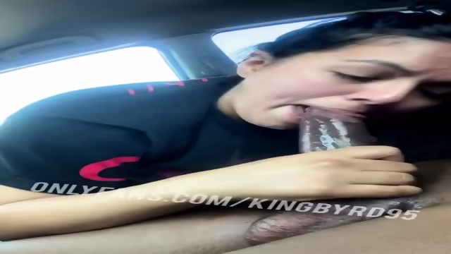 Latina sucking bbc in da whip (part 2)