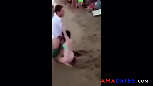 blowjob at beach party