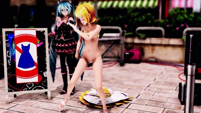 Rin s ENF Public Hypnosis Dance by StrangerMMD