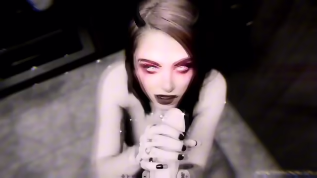 Succubus Devil goth girl hungry for Spunk