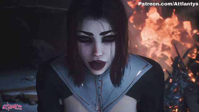 Demonic Needy Nun Ravages a Lucky Skinny Tavern Guy (Wild Life 2k)